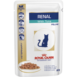 Royal Canin Renal c тунцом (пауч)-Диета для кошек при хронической почечной недостаточности 